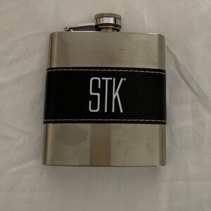 STK 6 OUNCE STAINLESS STEEL FLASK,NEW WITHOUT TAGS